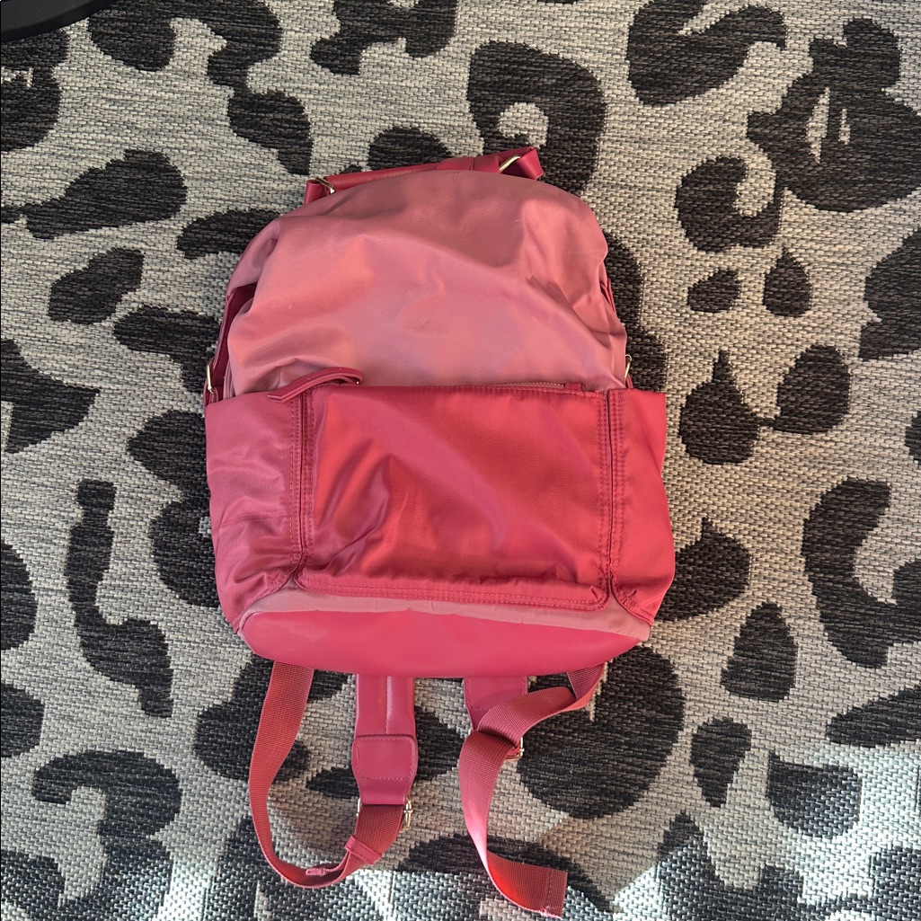 Pink Backpack With Adjustable Straps